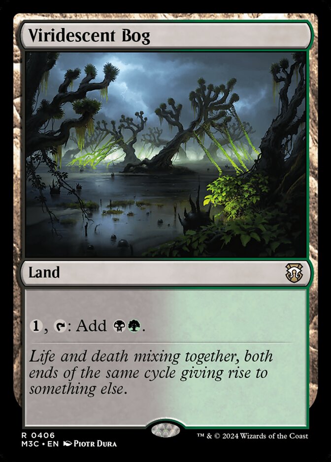Viridescent Bog — Modern Horizons 3 Commander 406/398