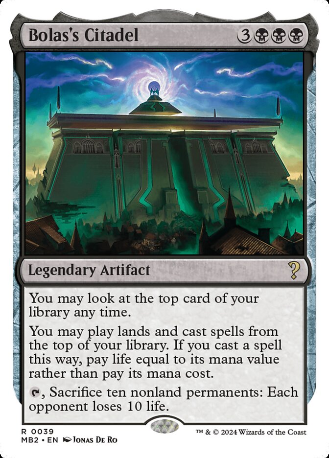 Bolas's Citadel — Mystery Booster 2 39/385