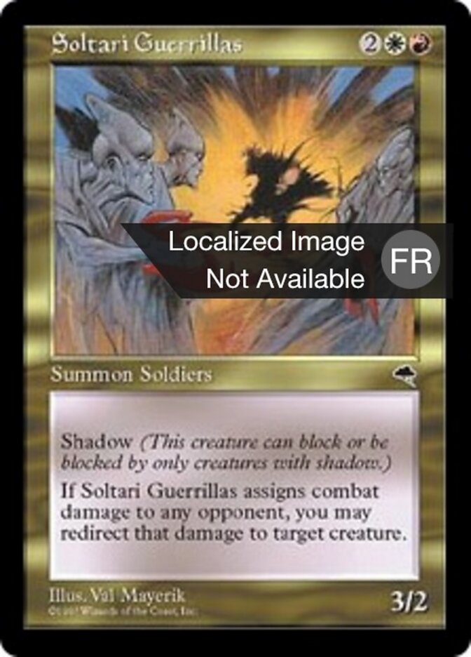 Francs-tireurs soltaris — Tempest 272/350