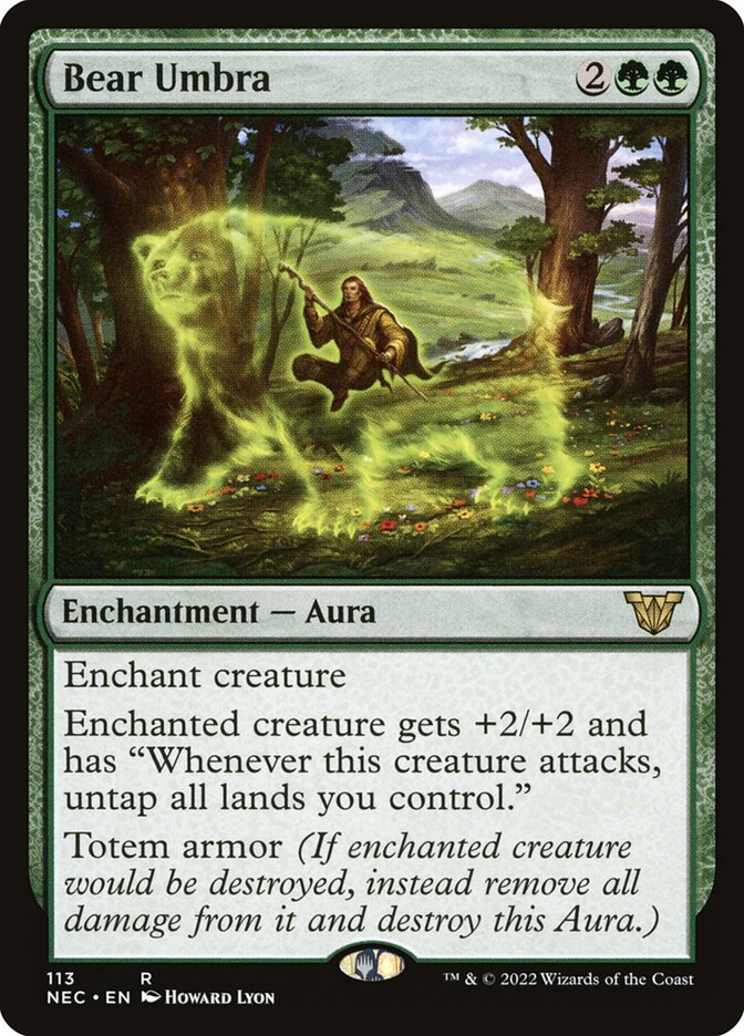 Bear Umbra — Neon Dynasty Commander 113/179