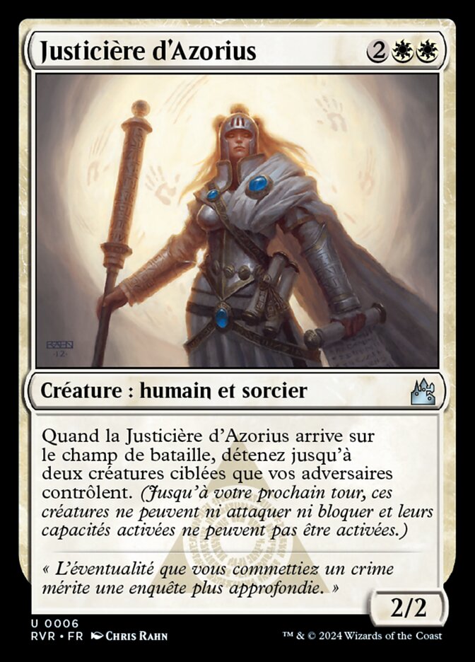 Justicière d'Azorius — Ravnica Remastered 6/531