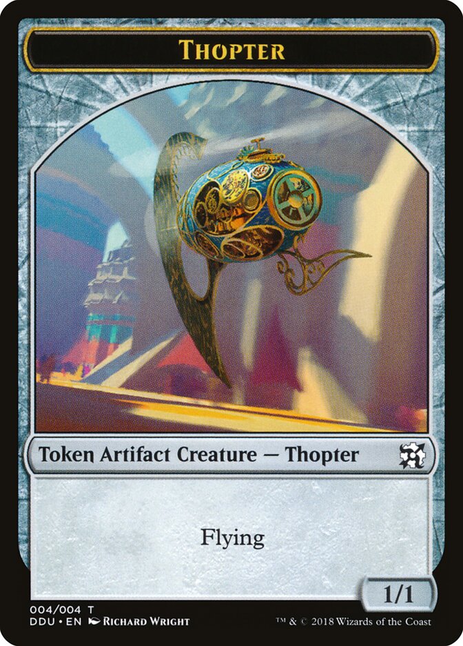 Thopter — Duel Decks: Elves vs. Inventors Tokens 4/4