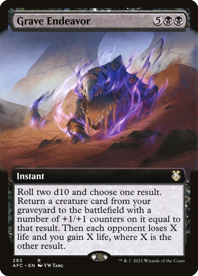 Manœuvre sépulcrale — Forgotten Realms Commander 293/331