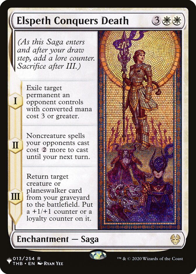 Elspeth Conquers Death — The List THB-13/5581