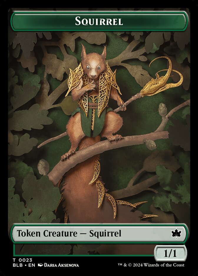Squirrel — Bloomburrow Tokens 23/30