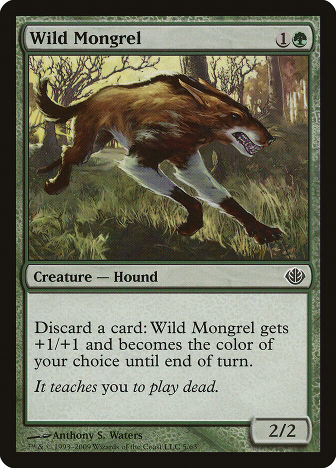 Wild Mongrel — Duel Decks: Garruk vs. Liliana 5/63