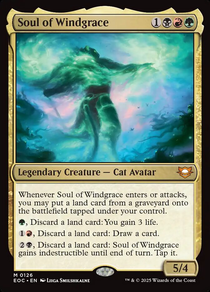 Soul of Windgrace — Edge of Eternities Commander 126/191