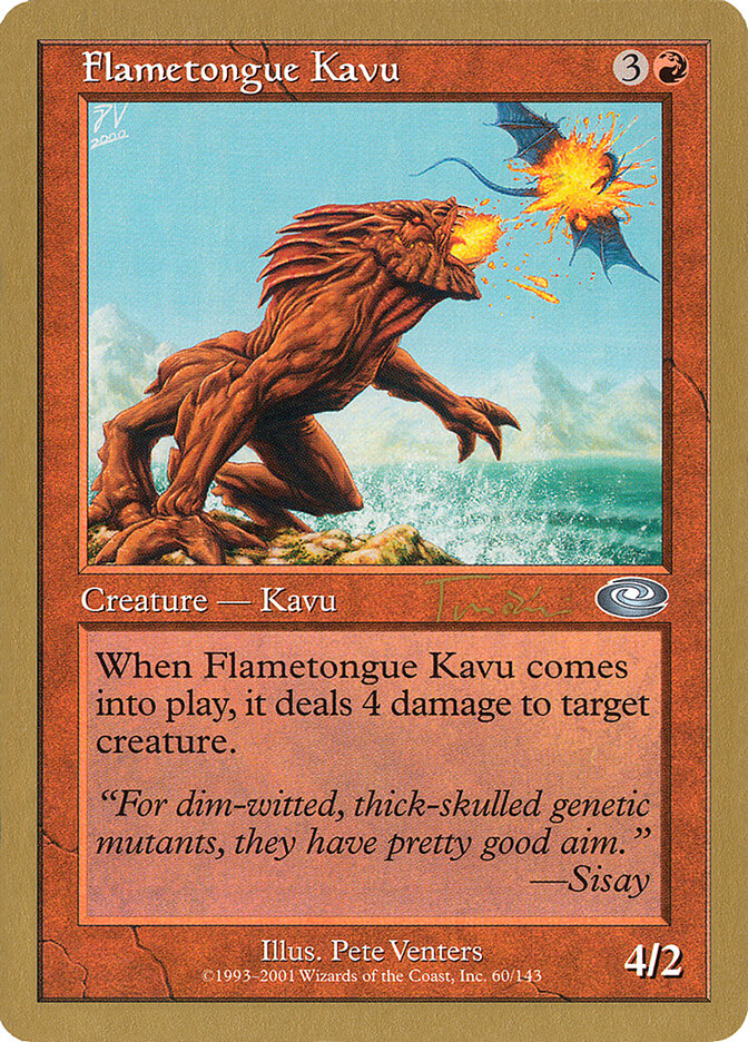 Flametongue Kavu — World Championship Decks 2001 jt60/138