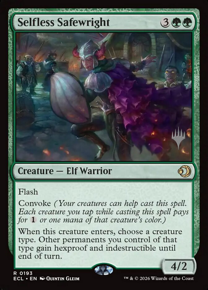Selfless Safewright — Lorwyn Eclipsed Promos 193p/80