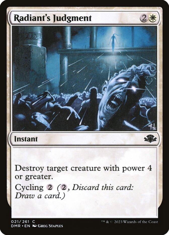 Radiant's Judgment — Dominaria Remastered 21/457