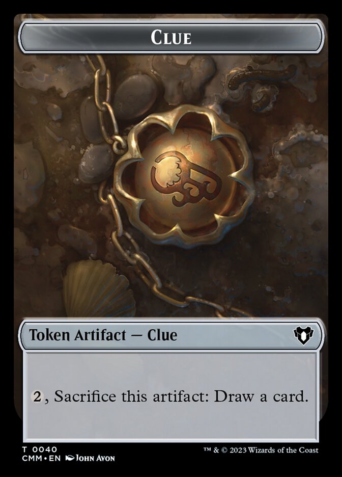 Clue — Commander Masters Tokens 40/81