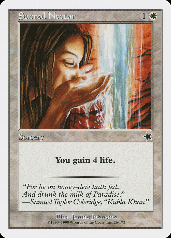 Sacred Nectar — Starter 1999 26/173
