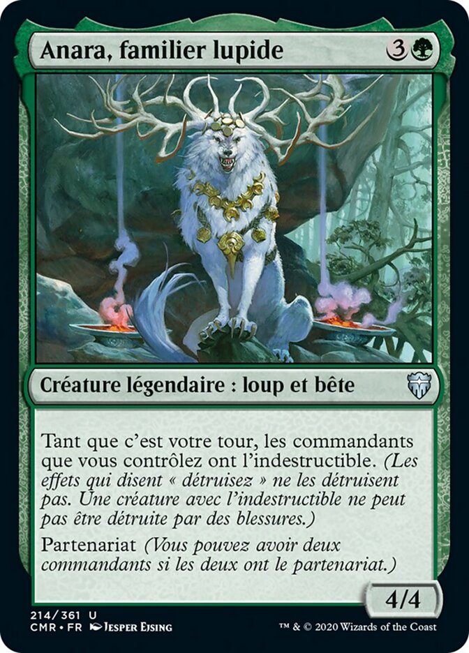 Anara, familier lupide — Commander Legends 214/718