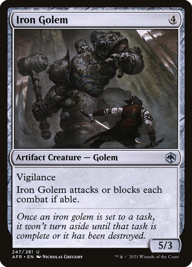 Iron Golem — Adventures in the Forgotten Realms 247/424
