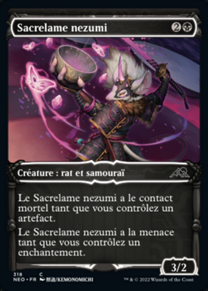 Sacrelame nezumi — Kamigawa: Neon Dynasty 318/531