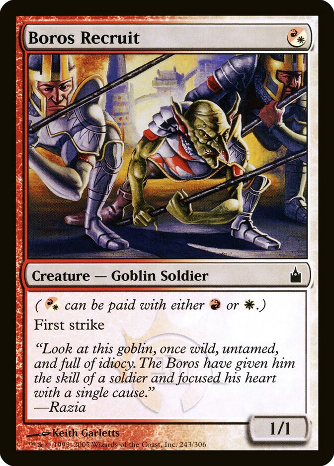 Boros Recruit — Ravnica: City of Guilds 243/306