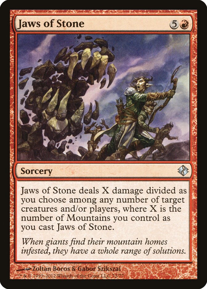 Jaws of Stone — Duel Decks: Venser vs. Koth 72/77
