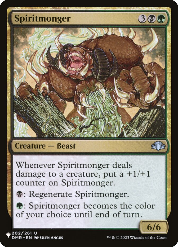 Spiritmonger — The List DMR-202/5581