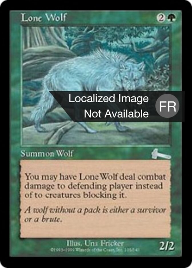 Loup solitaire — Urza's Legacy 105/143