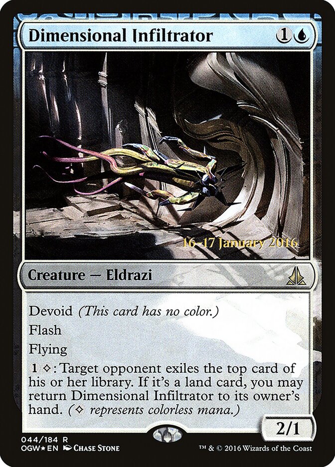Dimensional Infiltrator — Oath of the Gatewatch Promos 44s/65