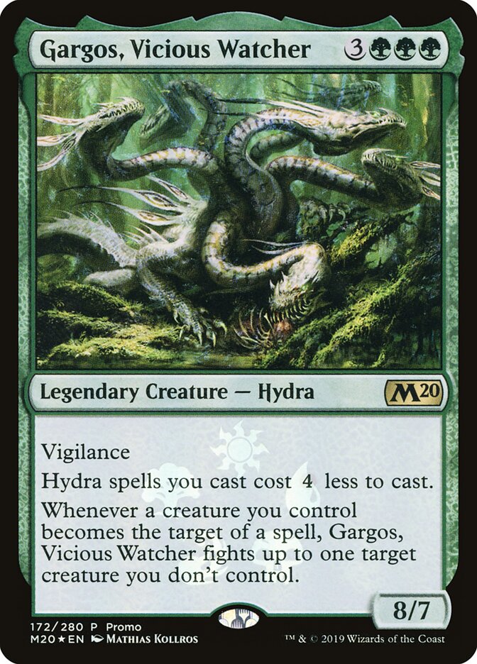 Gargos, Vicious Watcher — Core Set 2020 Promos 172/144