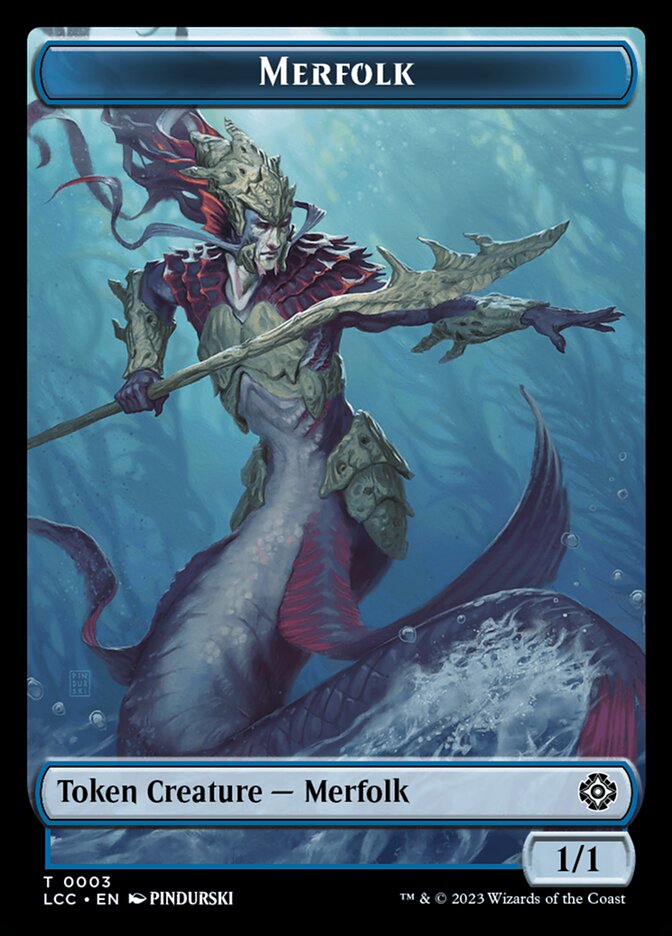 Merfolk — The Lost Caverns of Ixalan Commander Tokens 3/18