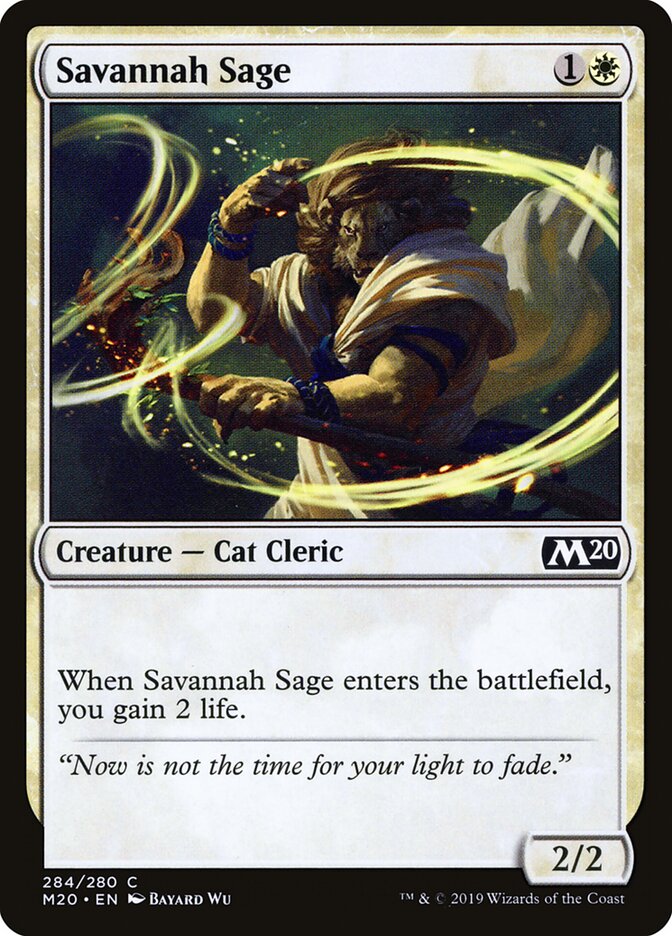Savannah Sage — Core Set 2020 284/345