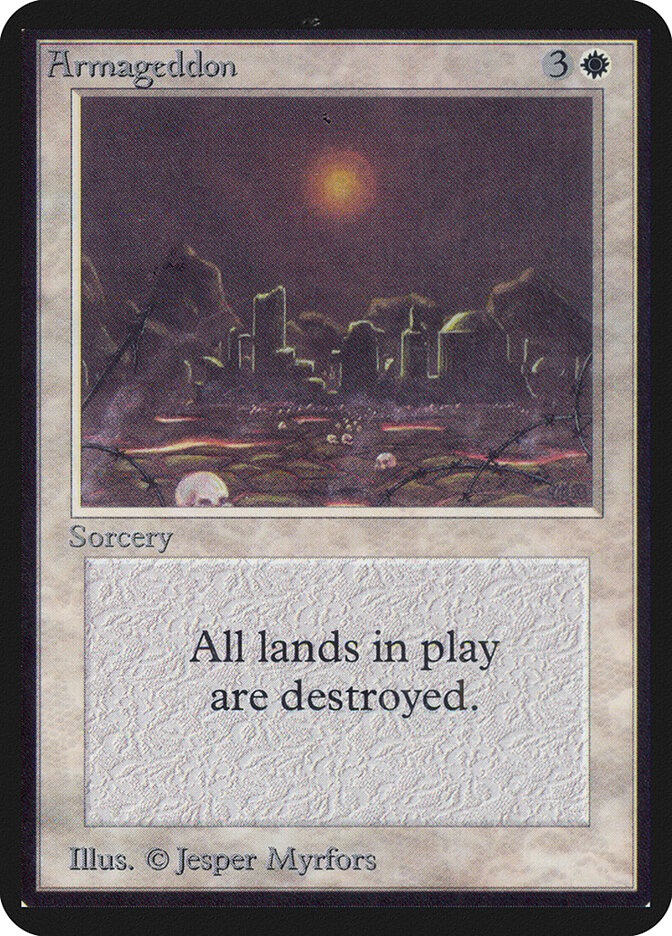 Armageddon — Limited Edition Alpha 2/295