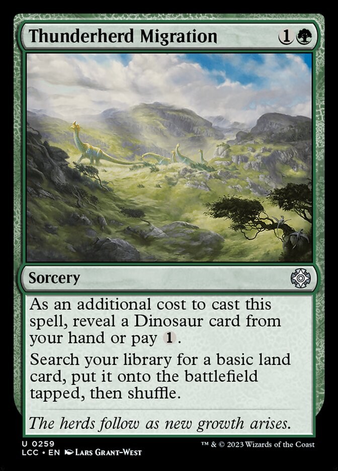 Thunderherd Migration — The Lost Caverns of Ixalan Commander 259/370