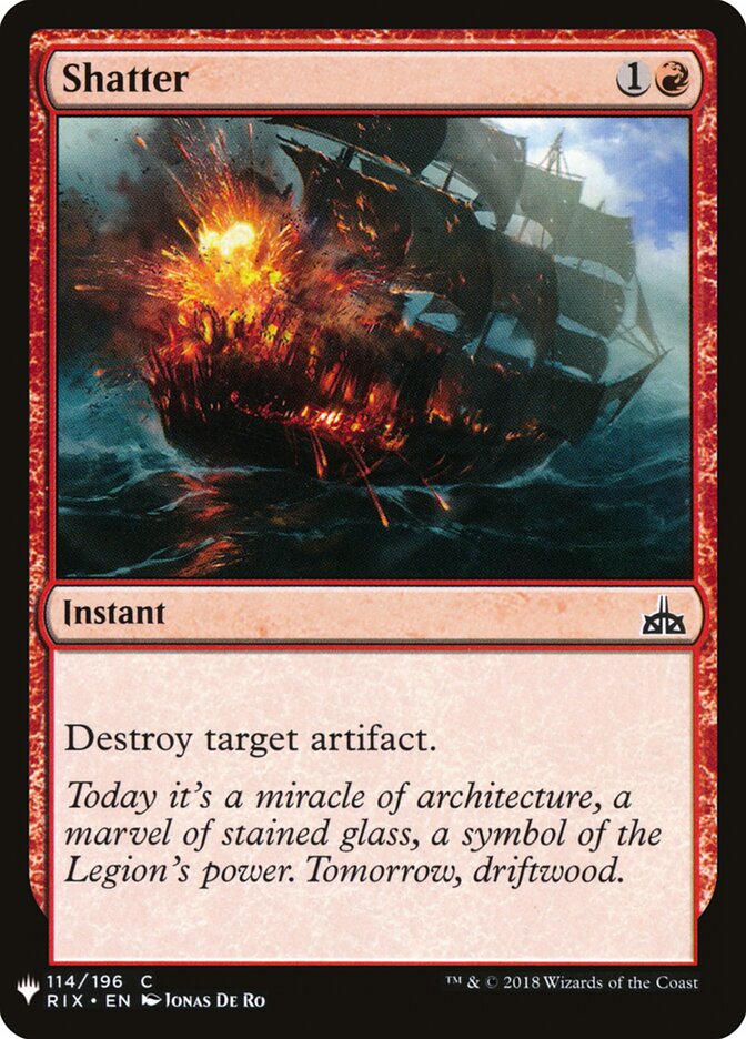Shatter — The List RIX-114/5581