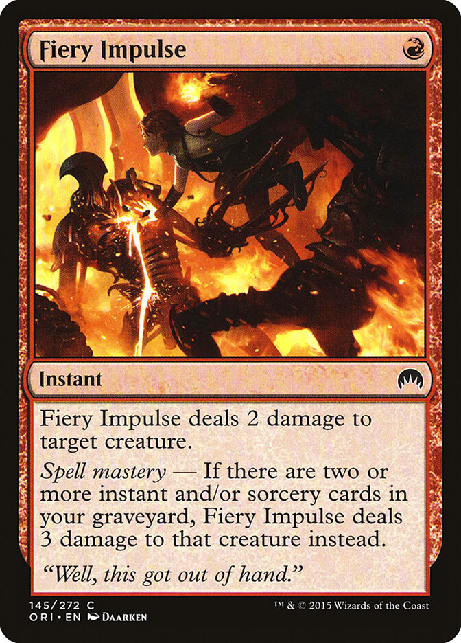 Fiery Impulse — Magic Origins 145/288