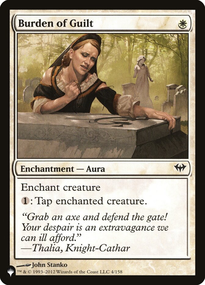 Burden of Guilt — The List DKA-4/5581