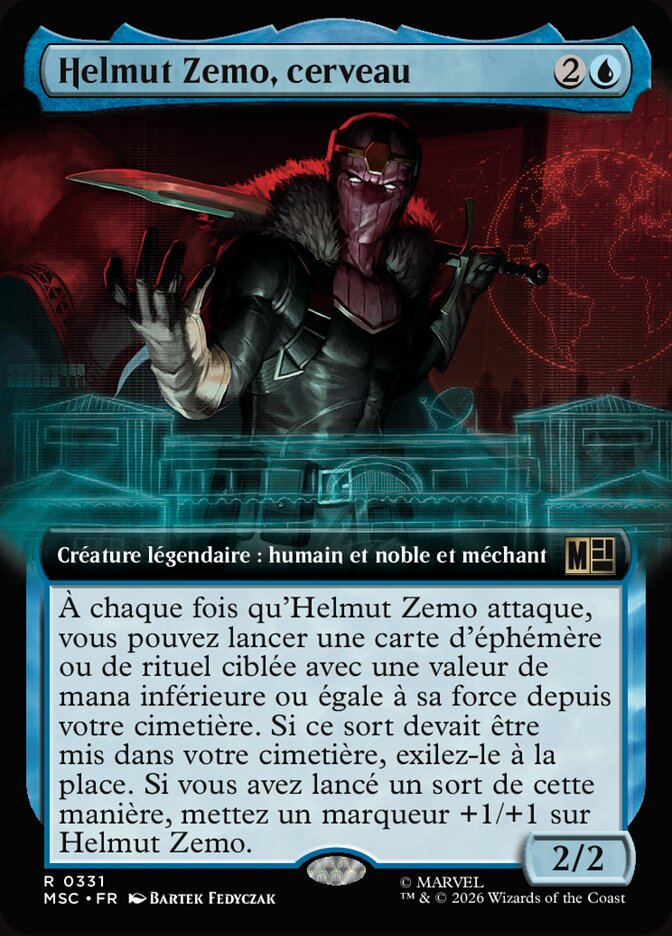 Helmut Zemo, cerveau — Marvel Super Heroes Commander 331/866