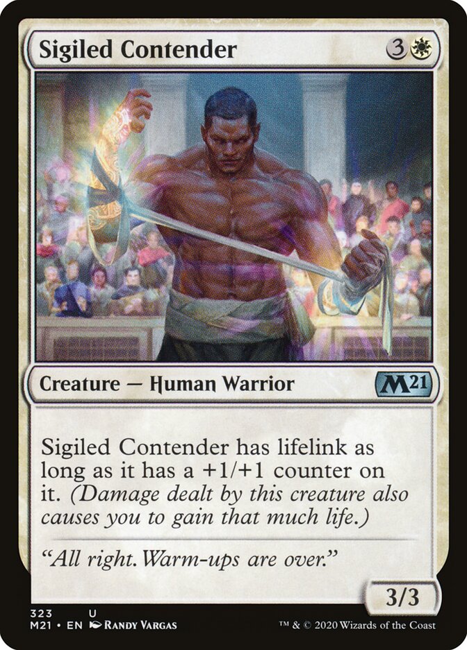 Sigiled Contender — Core Set 2021 323/397