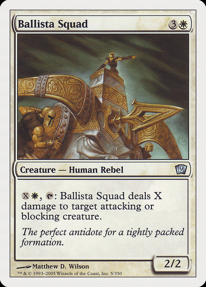 Ballista Squad — Ninth Edition 5/709