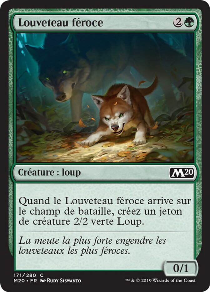 Louveteau féroce — Core Set 2020 171/345