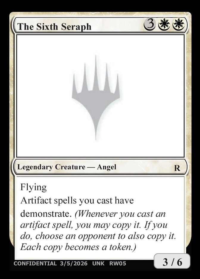 The Sixth Seraph — Unknown Event RW05c/512