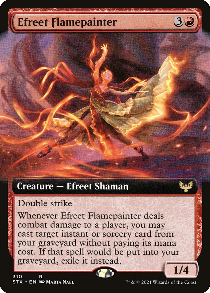 Efreet Flamepainter — Strixhaven: School of Mages 310/393