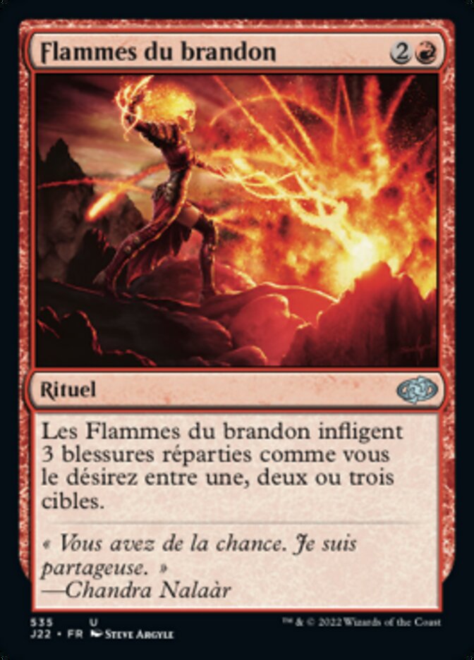 Flammes du brandon — Jumpstart 2022 535/835