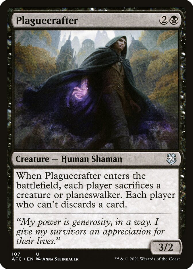 Plaguecrafter — Forgotten Realms Commander 107/331