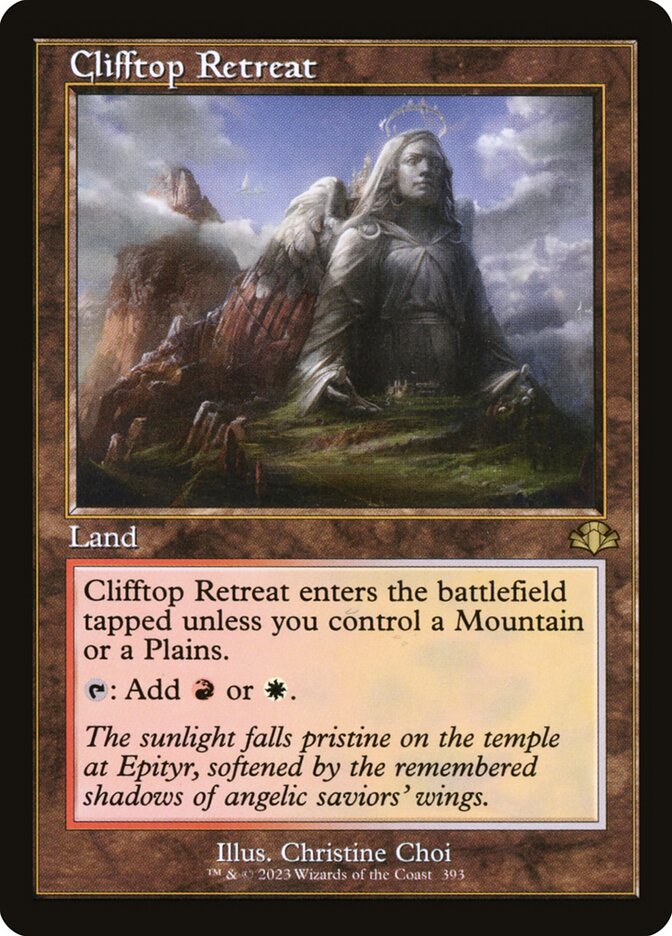 Clifftop Retreat — Dominaria Remastered 393/457