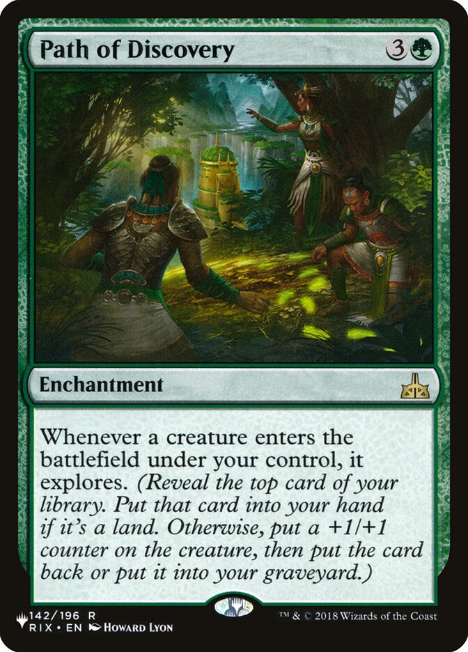 Path of Discovery — The List RIX-142/5581