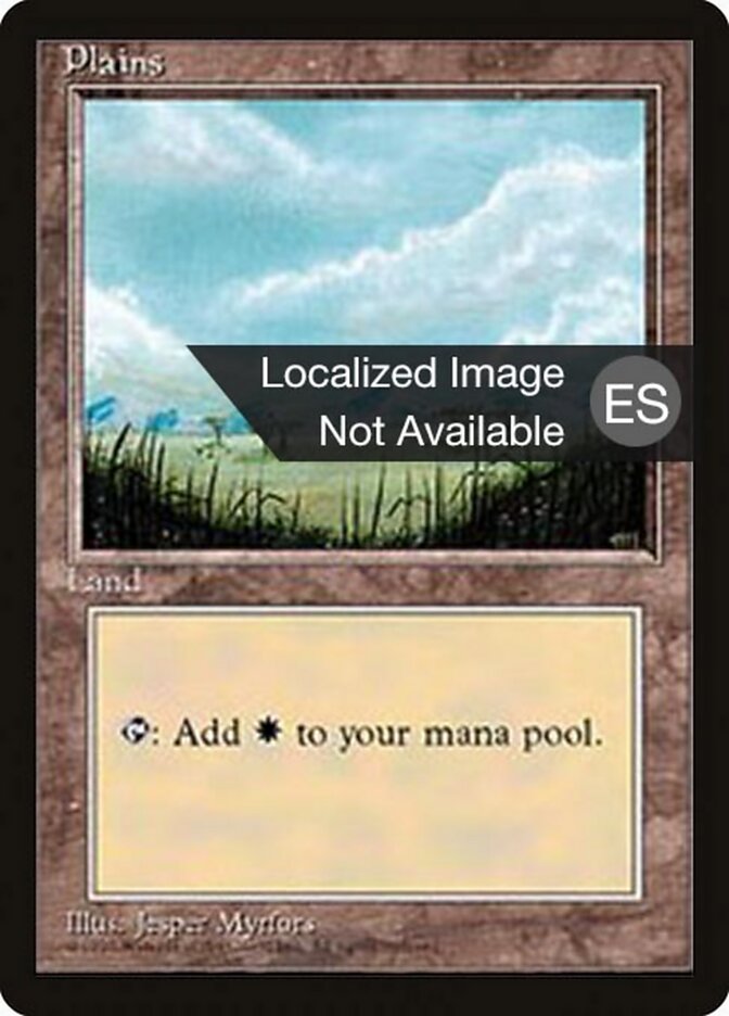 Plains — Fourth Edition Foreign Black Border 365/378