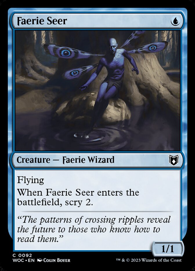 Faerie Seer — Wilds of Eldraine Commander 92/173