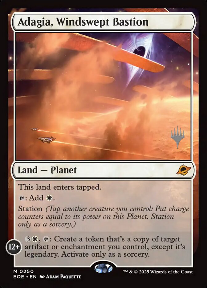 Adagia, Windswept Bastion — Edge of Eternities Promos 250p/160