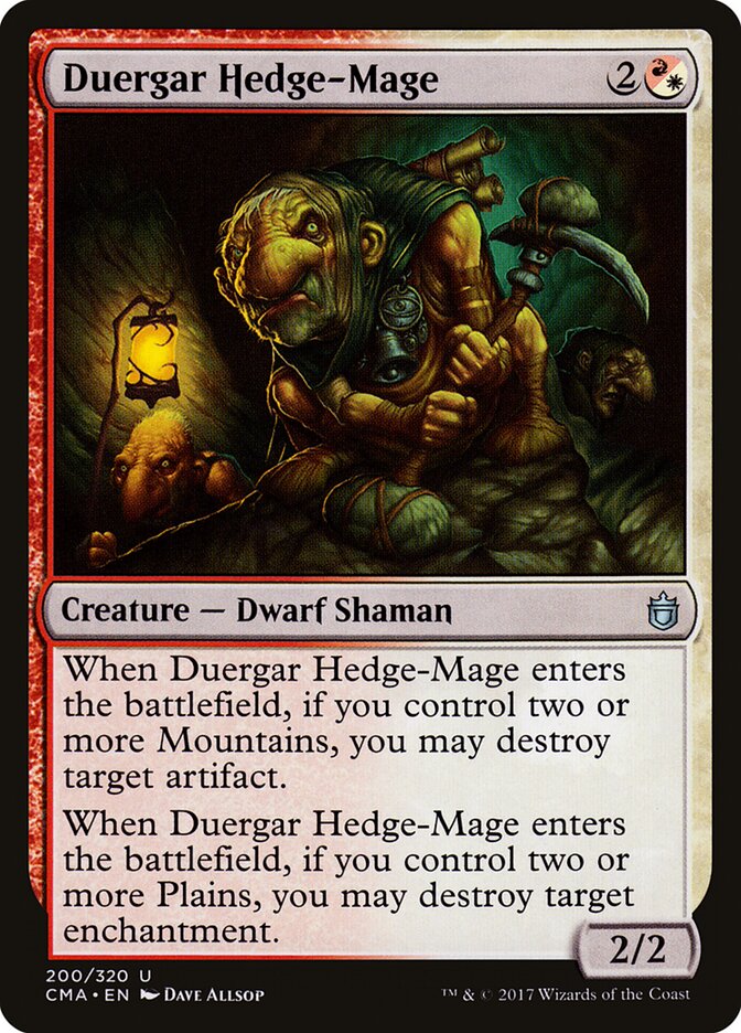 Duergar Hedge-Mage — Commander Anthology 200/320