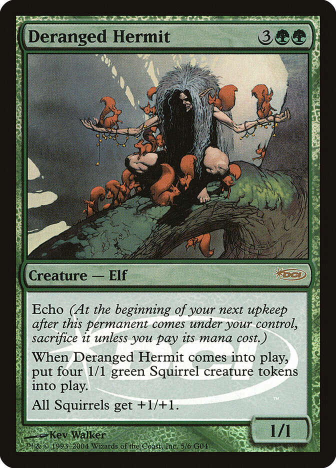 Deranged Hermit — Judge Gift Cards 2004 5/6