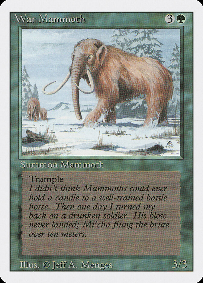 War Mammoth — Revised Edition 228/306