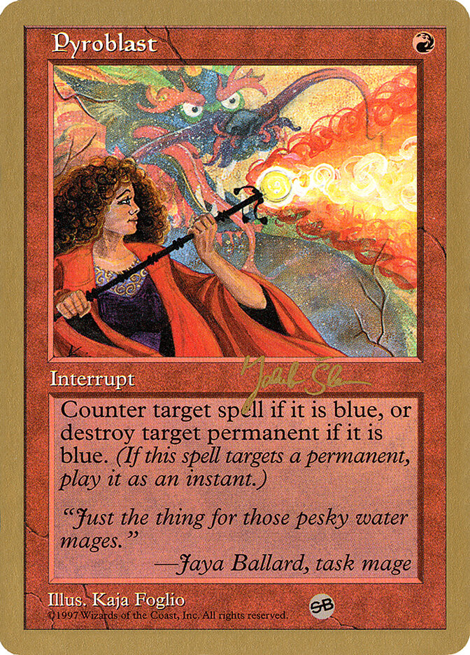 Pyroblast — World Championship Decks 1997 js262sb/131