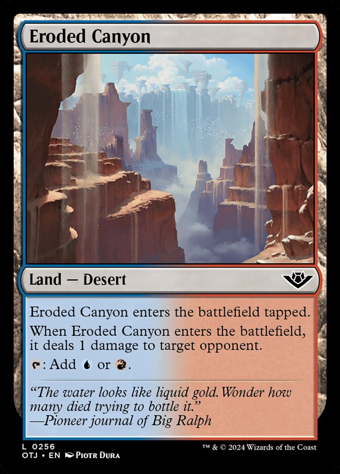 Eroded Canyon — Outlaws of Thunder Junction 256/374